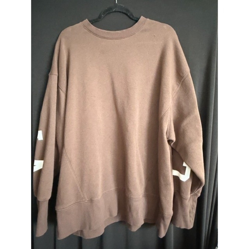 Wild Fable California Golden State‎ Oversized Sweatshirt Brown XL Thumbholes